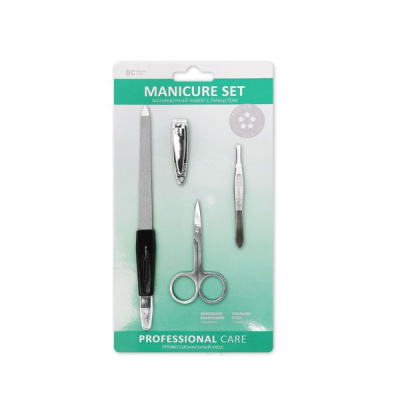 БИСИ BEAUTY CARE МАНИКЮРНЫЙ НАБОР НОЖНИЦЫ ПИНЦЕТ ПИЛКА КНИПСЕР фото в интернет-аптеке Склад Лекарств