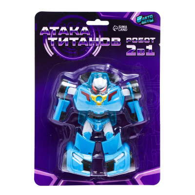 ИГРУШКА РОБОТ АВТОБОТ ТРАНСФОРМИРУЕТСЯ ЦВ. СИНИЙ №SL-00546A 2643119 фото в интернет-аптеке Склад Лекарств