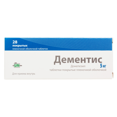 ДЕМЕНТИС ТАБ П/О 5МГ №28 фото в интернет-аптеке Склад Лекарств