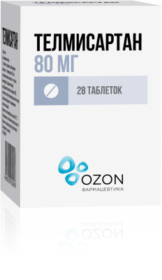 ТЕЛМИСАРТАН ТАБ 80МГ №28/ОЗОН/ фото в интернет-аптеке Склад Лекарств