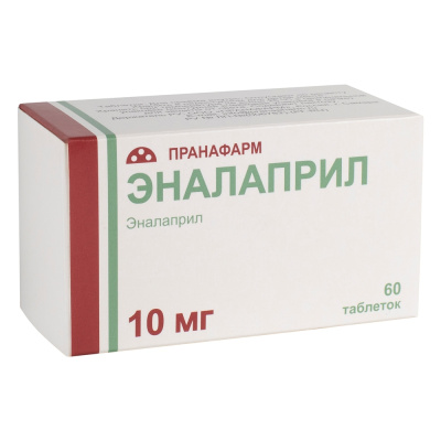 ЭНАЛАПРИЛ ТАБ 10МГ №60/ПРАНАФАРМ/ фото в интернет-аптеке Склад Лекарств