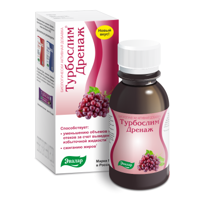 ТУРБОСЛИМ ДРЕНАЖ Д/ЖЕНЩИН 100МЛ/ЭВАЛАР/ фото в интернет-аптеке Склад Лекарств