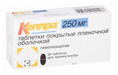 КЕППРА ТАБ П/О 250МГ №30 фото в интернет-аптеке Склад Лекарств