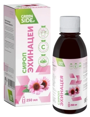 ГРИН САЙД СИРОП ЭХИНАЦЕИ КРЕПКИЙ ИММУНИТЕТ 250МЛ фото в интернет-аптеке Склад Лекарств