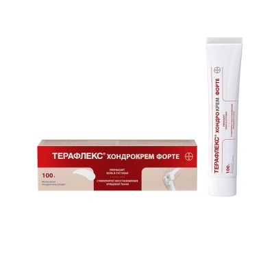 ТЕРАФЛЕКС ХОНДРОКРЕМ ФОРТЕ 10МГ/Г+50МГ/Г 100Г фото в интернет-аптеке Склад Лекарств