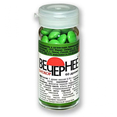 ВЕЧЕРНЕЕ ВАЛЕРИАНА ДР №60/БИОКОР/ фото в интернет-аптеке Склад Лекарств