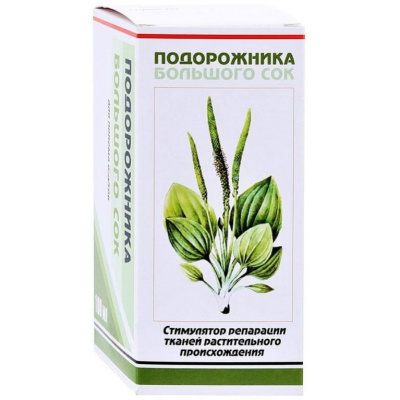 ПОДОРОЖНИКА БОЛЬШОГО СОК 100МЛ/ВИФИТЕХ/ фото в интернет-аптеке Склад Лекарств