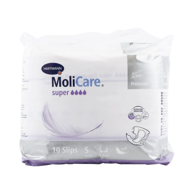 ХАРТМАНН ПОДГУЗНИКИ ДЛЯ ВЗР МОЛИКАР ПРЕМИУМ СОФТ СУПЕР S №10 фото в интернет-аптеке Склад Лекарств