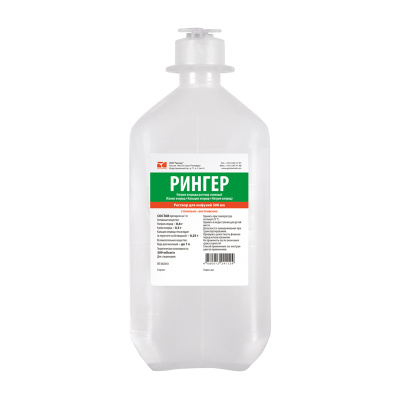 РИНГЕРА Р-Р Д/ИНФ ФЛ 500МЛ №12/МОСФАРМ/ ДУБЛЬ фото в интернет-аптеке Склад Лекарств