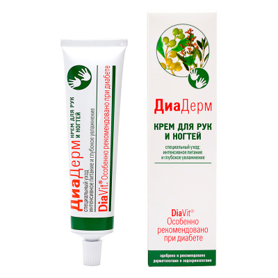 ДИАДЕРМ КРЕМ ДЛЯ РУК И НОГТЕЙ 75МЛ фото в интернет-аптеке Склад Лекарств
