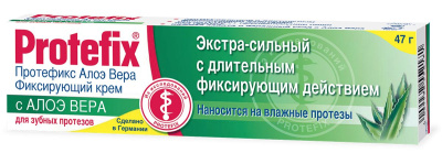 ПРОТЕФИКС КРЕМ ФИКСИРУЮЩИЙ ЭКСТРА-СИЛЬНЫЙ АЛОЭ ВЕРА 40МЛ фото в интернет-аптеке Склад Лекарств