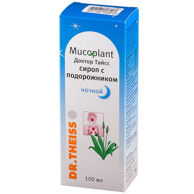 ДОКТОР ТАЙСС СИРОП С ПОДОРОЖНИКОМ НОЧНОЙ 100МЛ фото в интернет-аптеке Склад Лекарств