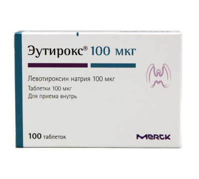 ЭУТИРОКС ТАБ 100МКГ №100 фото в интернет-аптеке Склад Лекарств