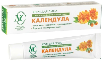 НЕВСКАЯ КОСМЕТИКА КРЕМ ДЛЯ ЛИЦА КАЛЕНДУЛА 40МЛ фото в интернет-аптеке Склад Лекарств