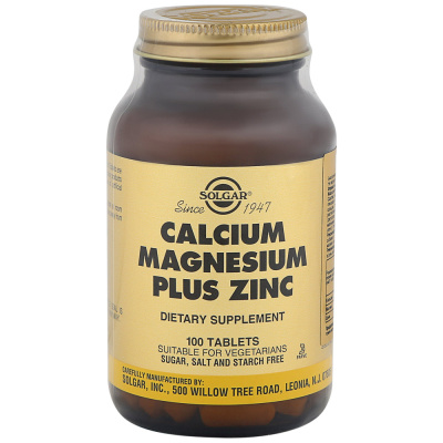 СОЛГАР КАЛЬЦИЙ-МАГНИЙ-ЦИНК ТАБ №100 фото в интернет-аптеке Склад Лекарств