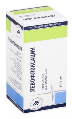 ЛЕВОФЛОКСАЦИН Р-Р Д/ИНФ 5МГ/МЛ ФЛ 100МЛ/БЕЛМЕДПРЕПАРАТЫ/ фото в интернет-аптеке Склад Лекарств