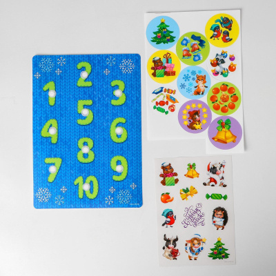 ИГРУШКА РАЗВИВАЮЩАЯ "ВЕСЁЛЫЕ ЛИПУЧКИ. НОВОГОДНИЙ СЧЕТ". МИНИ4978155 фото в интернет-аптеке Склад Лекарств