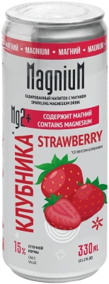 ФУНКЦИОНАЛЬНЫЙ НАПИТОК МАГНИУМ КЛУБНИКА 330МЛ фото в интернет-аптеке Склад Лекарств