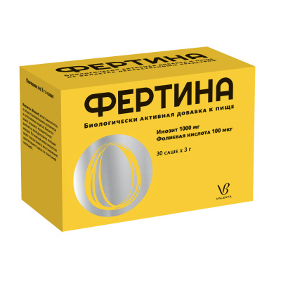 ФЕРТИНА ИНОЗИТ 1000МГ ФОЛИЕВ КИСЛОТА 100МКГ САШЕ 3Г №30 фото в интернет-аптеке Склад Лекарств