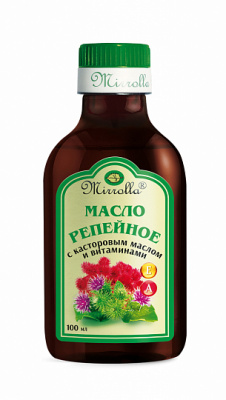РЕПЕЙНОЕ МАСЛО С КАСТОРОВЫМ МАСЛОМ100МЛ/МИРРОЛЛА/ фото в интернет-аптеке Склад Лекарств