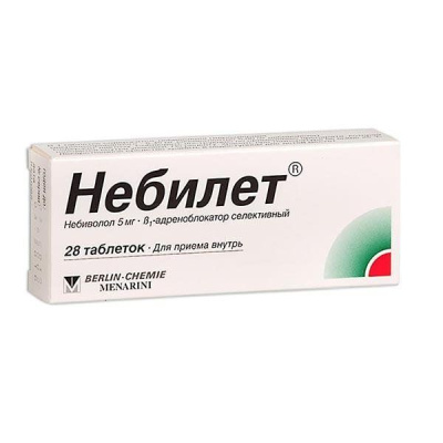 НЕБИЛЕТ ТАБ 5МГ №28/БЕРЛИН-ХЕМИ/ фото в интернет-аптеке Склад Лекарств