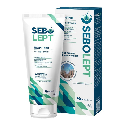 СЕБОЛЕПТ ШАМПУНЬ ОТ ПЕРХОТИ 250МЛ фото в интернет-аптеке Склад Лекарств