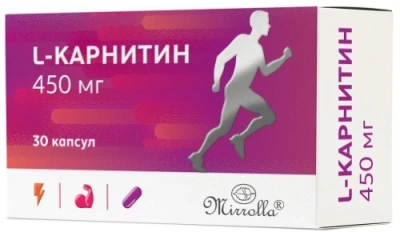 L-КАРНИТИН КАПС 450МГ №30/МИРРОЛЛА/ фото в интернет-аптеке Склад Лекарств