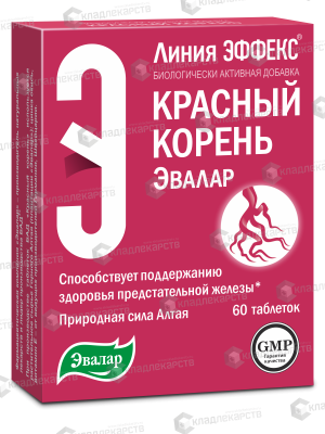 КРАСНЫЙ КОРЕНЬ ТАБ №60/ЭВАЛАР/ фото в интернет-аптеке Склад Лекарств