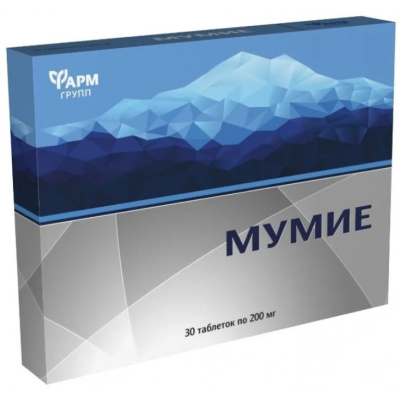 МУМИЕ ТАБ 200МГ №30/ФАРМГРУПП/ фото в интернет-аптеке Склад Лекарств
