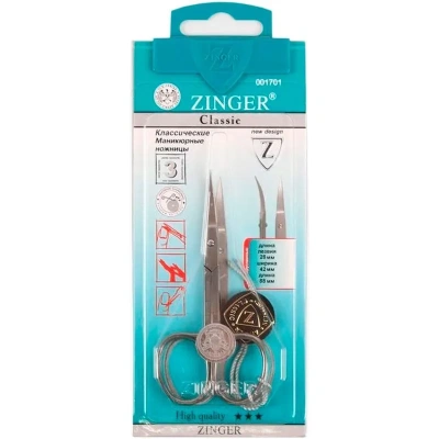 ЗИНГЕР B-113-S-SH НОЖНИЦЫ МАНИК РУЧНАЯ ЗАТОЧКА СЕРЕБРО фото в интернет-аптеке Склад Лекарств