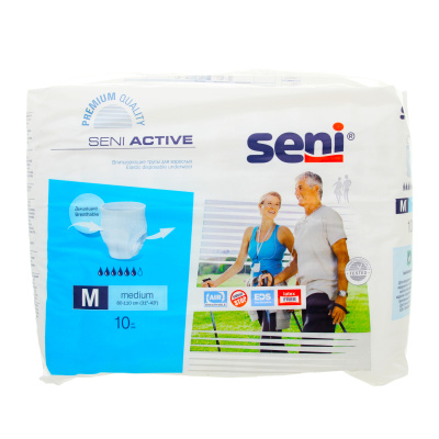 СЕНИ ТРУСЫ ДЛЯ ВЗР АКТИВ М 80-110СМ №10 Д фото в интернет-аптеке Склад Лекарств