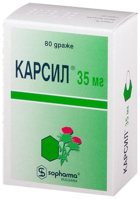 КАРСИЛ ТАБ П/О 35МГ №80 фото в интернет-аптеке Склад Лекарств