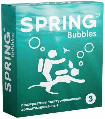 ПРЕЗЕРВАТИВЫ СПРИНГ БАБЛС С ПУПЫРЫШКАМИ №3 фото в интернет-аптеке Склад Лекарств