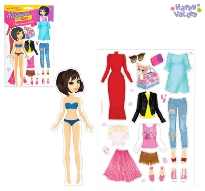 ИГРУШКА МАГНИТНЫЙ НАБОР "ГОРОДСКАЯ МОДНИЦА" 27,8СМ Х 15,5СМ 2738652 фото в интернет-аптеке Склад Лекарств