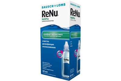 РЕНЮ МУЛЬТИ ПЛЮС Р-Р ДЛЯ КОНТ ЛИНЗ 60МЛ фото в интернет-аптеке Склад Лекарств