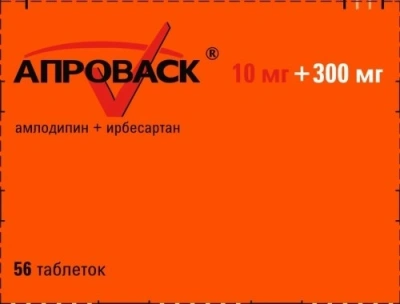 АПРОВАСК ТАБ 10МГ+300МГ №56 фото в интернет-аптеке Склад Лекарств