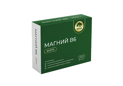 МАГНИЙ В6 ФОРТЕ 1100МГ ТАБ №60/ЭЙVА/ЭЙВА/