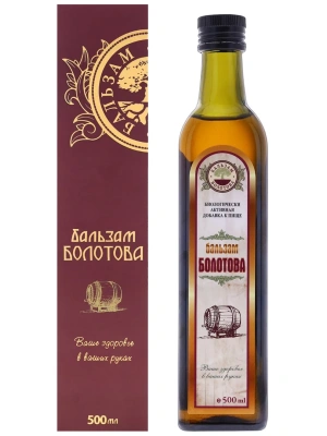 БАЛЬЗАМ БОЛОТОВА ЖИДКОСТЬ ВНУТРЬ ФЛ 500МЛ фото в интернет-аптеке Склад Лекарств