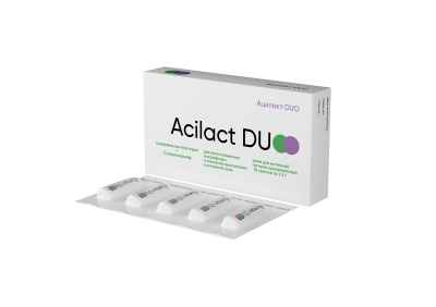 АЦИЛАКТ ДУО КРЕМ Д/ИНТИМНОЙ ГИГИЕНЫ ДОЗИР 1,2Г №10 фото в интернет-аптеке Склад Лекарств
