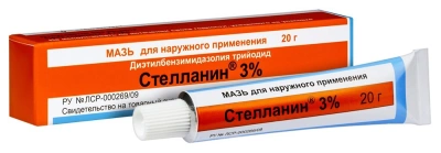 СТЕЛЛАНИН МАЗЬ 3% 20Г фото в интернет-аптеке Склад Лекарств