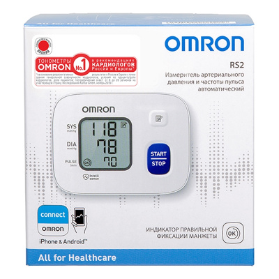 ОМРОН ТОНОМЕТР RS2 НА ЗАПЯСТЬЕ НЕМ-6121-RU фото в интернет-аптеке Склад Лекарств