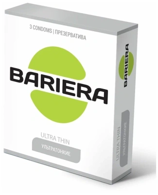 ПРЕЗЕРВАТИВЫ BARIERA №3 УЛЬТРАТОНКИЕ фото в интернет-аптеке Склад Лекарств