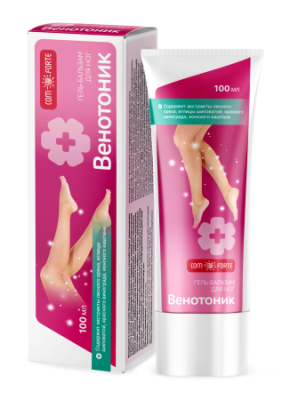 ВЕНОТОНИК COMFORTE ГЕЛЬ-БАЛЬЗАМ Д/НОГ КОСМ 100МЛ фото в интернет-аптеке Склад Лекарств