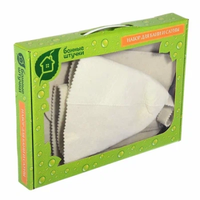 БАННЫЕ ШТУЧКИ НАБОР ИЗ 2 ПРЕДМЕТОВ ШАПКА КОВРИК фото в интернет-аптеке Склад Лекарств