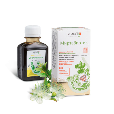 ВИТАУКТ МИРТАБИОТИК Р-Р 100МЛ фото в интернет-аптеке Склад Лекарств