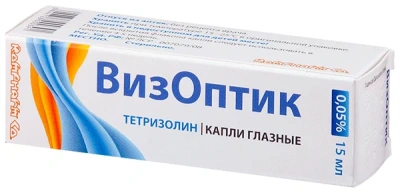 ВИЗОПТИК КАПЛИ ГЛАЗНЫЕ 0,05% 15МЛ фото в интернет-аптеке Склад Лекарств