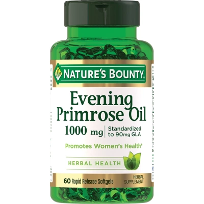 НЭЙЧЕС БАУНТИ МАСЛО ПРИМУЛЫ ВЕЧЕРНЕЙ КАПС №60 фото в интернет-аптеке Склад Лекарств