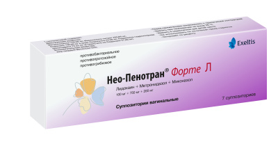 НЕО-ПЕНОТРАН ФОРТЕ Л СУПП ВАГ №7 фото в интернет-аптеке Склад Лекарств