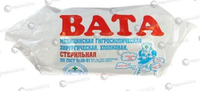 ВАТА МЕД СТ ХИРУРГИЧЕСКАЯ 100Г/ЛЕЙКО/ фото в интернет-аптеке Склад Лекарств