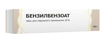 БЕНЗИЛБЕНЗОАТ МАЗЬ 20% ТУБА 25Г/ТУЛЬСКАЯ ФФ/ фото в интернет-аптеке Склад Лекарств
